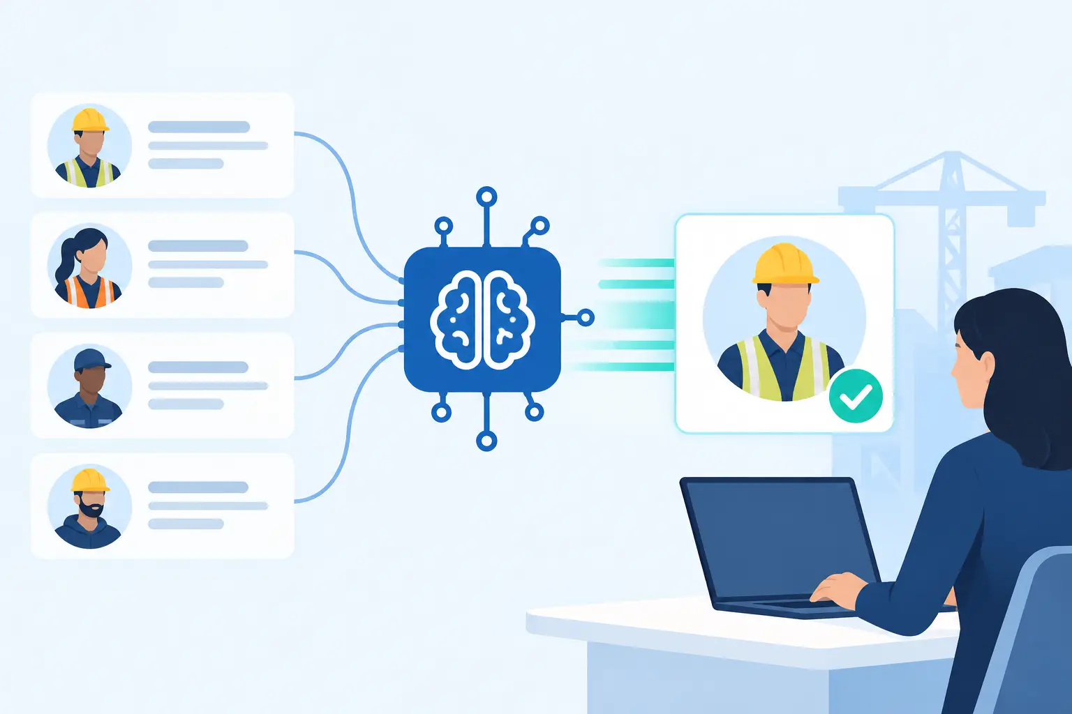 How AI Matching Results Speed Up Trade Hiring